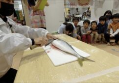 食育『お魚解体ショー』