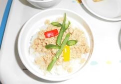 さーさのは～さーらさら　「七夕給食」