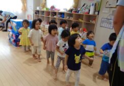 ２歳児ぱんだ組『夏祭り練習』
