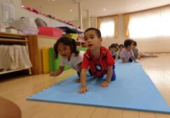 2歳児ぱんだ組　「6月　体操教室」