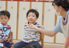 7月誕生会　乳児クラス