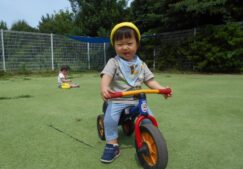 0歳児　園庭