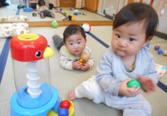 0歳児　慣れ保育1日目