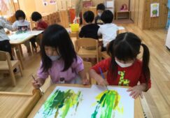 4歳児　★稲穂の絵★