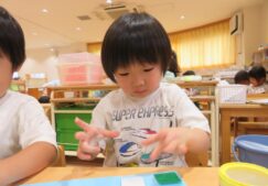 ３歳児うさぎ組　「製作」