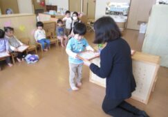 証書授与式をしました～そら組～