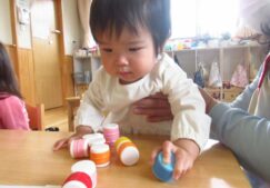 1歳児　慣れ保育2日目