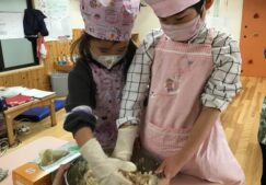 ５歳児　★ハンバーグ作り★