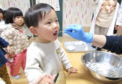 食育（生クリームとバター）