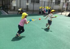 4歳児　★ちょっと早い水遊び★