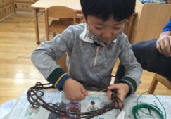 5歳児　★リース作り★