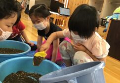 4歳児　★土作り★