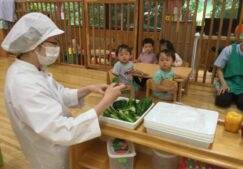 1歳児　食育　★ピーマン★