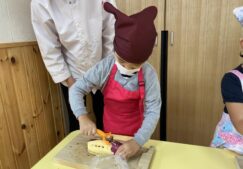 4歳児食育　★でこぼこのさつまいもを★