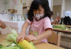 8月５日　幼児クラス　食育活動
