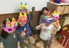 ほし・つき組　☆節分会・戸外散歩の様子☆