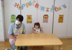 ８月生まれのお誕生日会③
