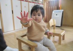 1月誕生日会　乳児