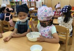 4歳児食育　★くもパン★