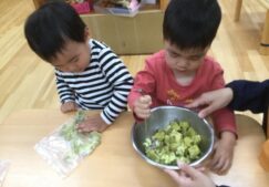2歳児　★食育　さつまいも★