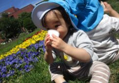 【１歳児】大通公園の噴水に…♬