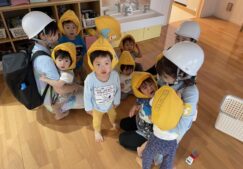 ４月　初めての避難訓練