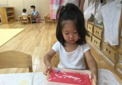 1歳児　★ビー玉ころころ★