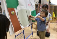 １歳児りす組　「手洗い指導」