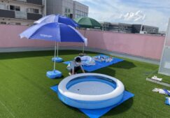 水遊びの準備をしました☆彡