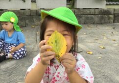 1歳児　★秋の葉っぱ★