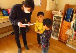 3歳児クラス　生活発表会の練習
