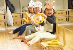 1歳児　生活発表会の練習