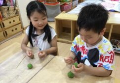4歳児きりん組『梅ジュース作り』