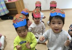 1歳児りす組　『鬼が来た！！』