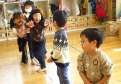 4歳児　生活発表会の練習
