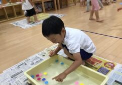 4歳児きりん組『水遊び』