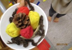 ごちそう作り～１歳児クラス
