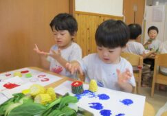 夏野菜に触れよう　～2歳児クラス