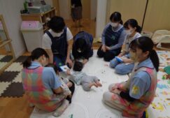 学生さんによるワークショップ体験