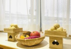 3歳児うさぎ組　「お月見団子作り」