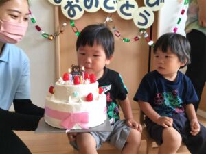 ８月の誕生日会