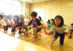 5歳児　運動会の練習
