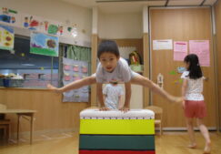 体操教室の様子(４・５歳児クラス)