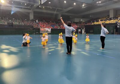 3,000人の前で堂々たる踊り