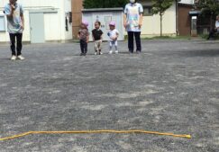 1歳児りす組　「いちについてヨーイドン」