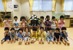 ３歳児うさぎ組　「夏まつり」