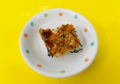 給食室　「豆腐ハンバーグ」