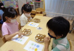 5歳児くじら組　「新米を味わおう!」