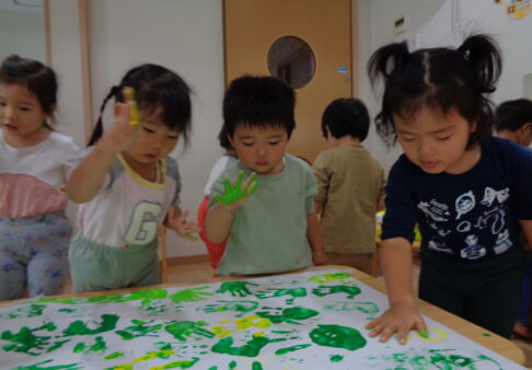 ２歳児ぱんだ組　「発表会の準備中！」