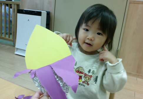 １歳児　お芋制作